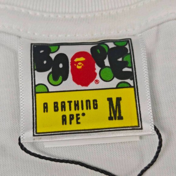 BAPE White & Pink T-Shirt Size Medium - Picture 4 of 5